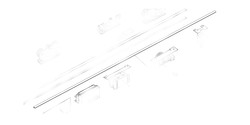 Sliding profile A140 6,1mt